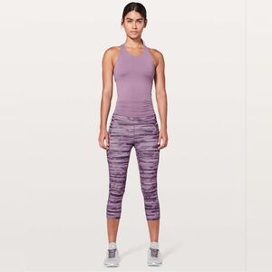 Lululemon Athletica Speed Up Crop 21" Shadowed Smoked Mullberry Leggings